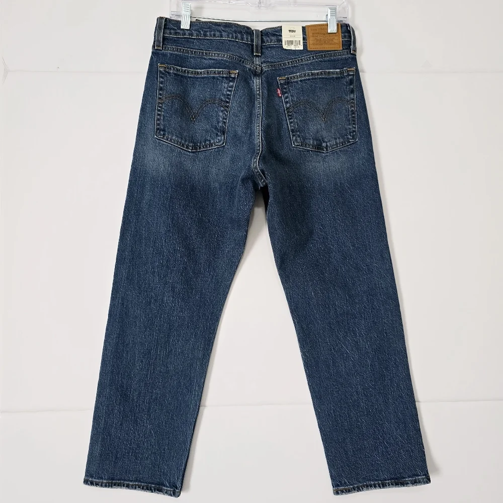 NWT Levi's Premium Wedgie Straight Jean Size 29 Blue Medium Wash - Picture 2 of 7